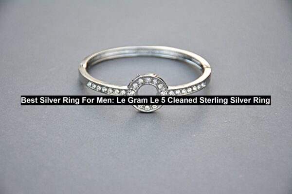 Best Silver Ring For Men: Le Gram Le 5 Cleaned Sterling Silver Ring